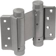 Double-action spring hinges
